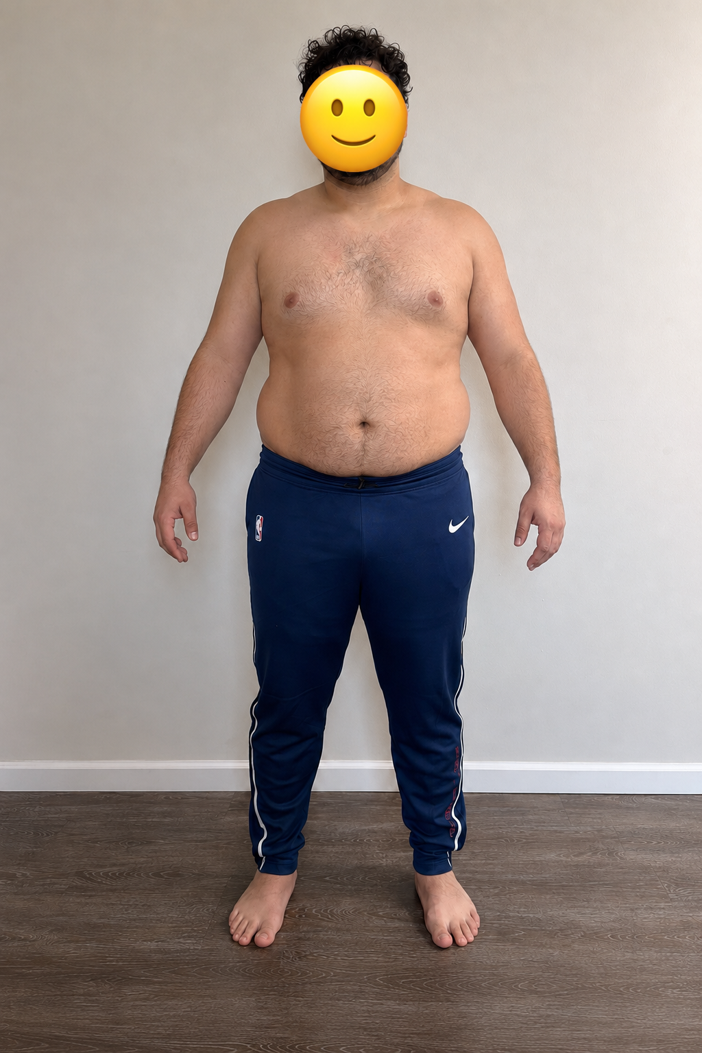 Germán antes de comenzar su proceso